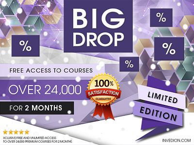 📢 2 Free Months of Premium Access to 24,000 Courses animation app branding design discount flat free icon illustration invitation invites logo mobile app promo promotion typorgraphy ui ux vector web