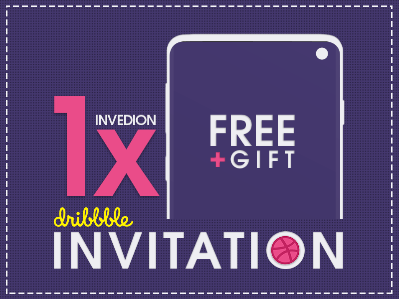 🎟️ 1x Dribbble Invitation With Free GIFT