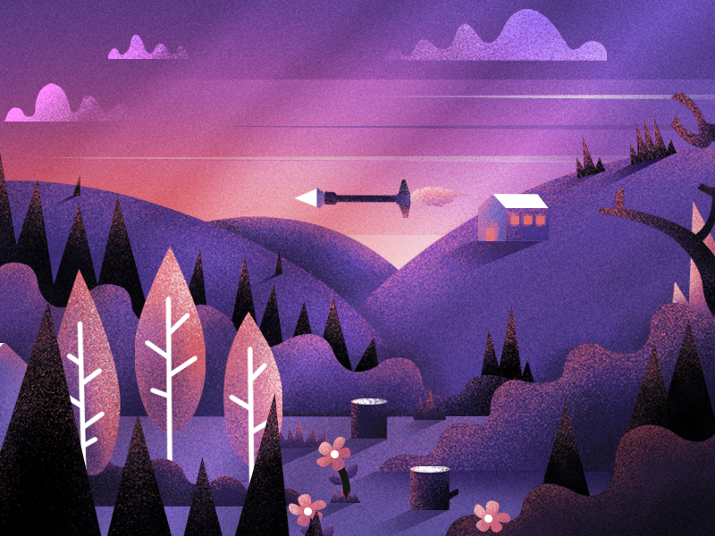 Rocket in the Sky by Johnathan Taylor on Dribbble