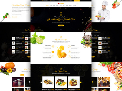 Tomato-Restaurant, Cafe, Bar and Food shop HTML Template bakery bar coffee cook cooking creative recipes restaurant seafood shop sushi