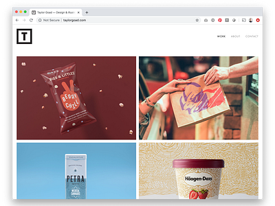 New Site Who Dis branding cannabis colorful design freelance goad icecream identity mints packaging pattern popcorn portfolio taco bell website