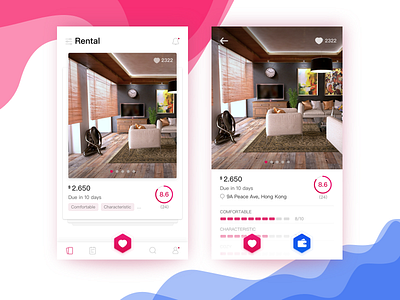 House rental app concept