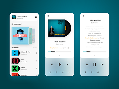 #Daily UI#Music Player app dailyui design modern music music player ui ux white