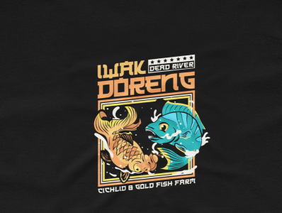 Iwak Doreng - Tees Design fish graphic design tees design tshirt design