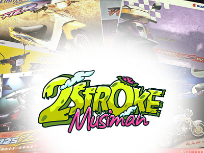 2 Stroke Musiman - Tees Design graphic design motobike tees design tshirt design