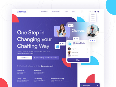 Get Inspiring Custom Chatting Website Designs With Us