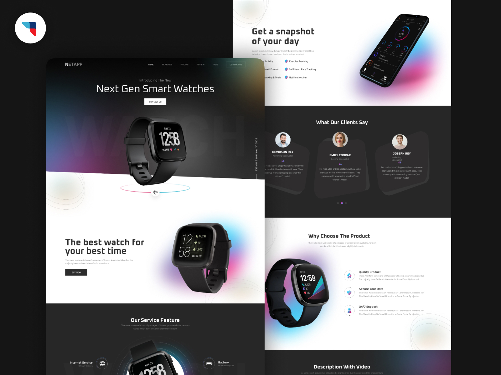 Professional Website Designs To Sell Your Luxury Watches by Netizens ...