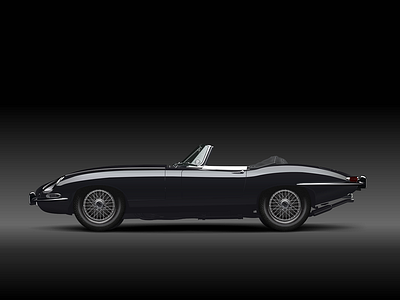 Jaguar E Type (In Vectors) by James Parker on Dribbble