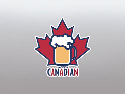 Molson Canadian beer beer jug canada canadian jug maple molson stickermule