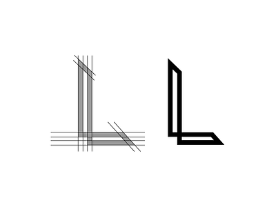 Door + L door golden ratio grid grid logo letter l letter logo logo logo design logo grid monogram smart logo symbol