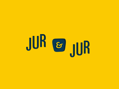 Jur & Jur identity logo typography