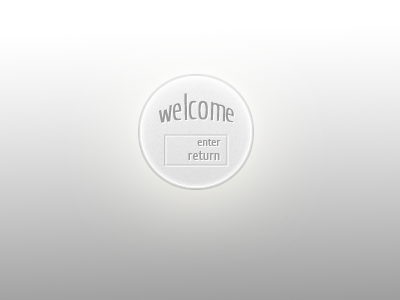 welcome button button