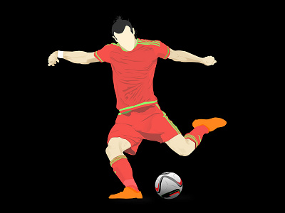 Bale design football garethbale illustration illustrator