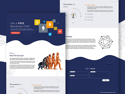 Landing Page bitcoin block chain blockchain cryptocurrency crypto currency design digital illustration landing page ui uiux userexperiencedesign userinterfacedesign ux web design
