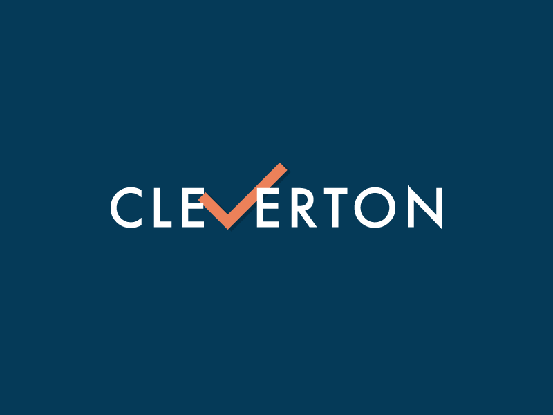 Cleverton - Logo Design & Branding art direction branding check checkmark cleverton flat flat design logo logo design minimal minimalistic