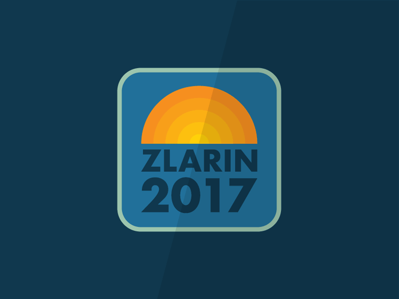 Zlarin 2017 - Day - Illustration adriatic badge beach croatia flat flat illustration illustration sun sunset vacation zlarin