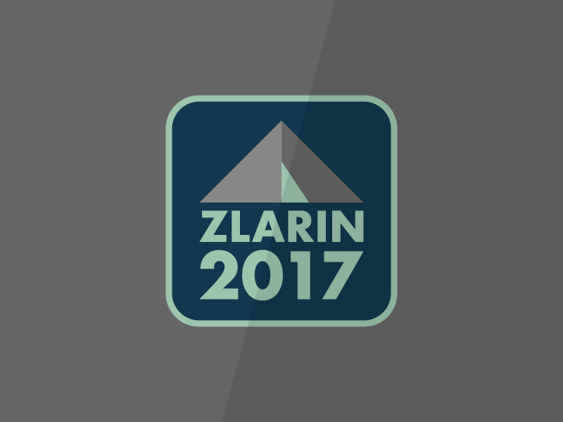 Zlarin 2017 - Night - Illustration adriatic badge camping croatia dark flat flat design flat illustration night summer zlarin