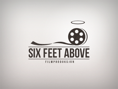 Six Feet Above design film film roll holy crap a logo logo movies pictures reel six feet above