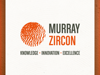 Murray Zircon - Final Logo logo mining orange sand sands