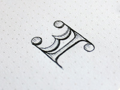 TrippleTee branding identity initials lettering logo monogram type