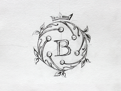 Beretta mark illustration logo monogram sketch