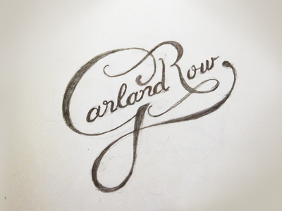 GR Sketch hand drawn lettering logo logotype sketch typography