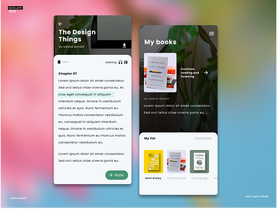 Book reader app app book bookreader design reader ui