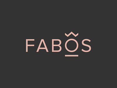 Fabos branding graphic design jewelery logo logotype redesign typography vector