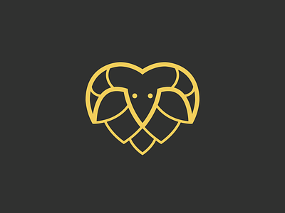 Beránek beer brand graphic design icon logo symbol vector