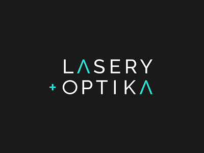 Lasers & Optics art direction graphic design laser logo logotype optic vector visual identity