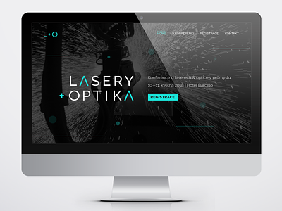 Lasers & Optics art direction graphic design laser logo logotype optic ui ux vector visual identity webdesign