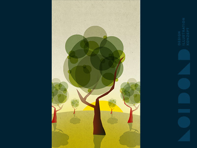 Daytime Trees Illustration