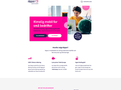 Telecom Landing Page - lead generation