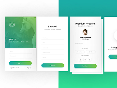 Mobile - ios pages by Amjad_Owaida on Dribbble