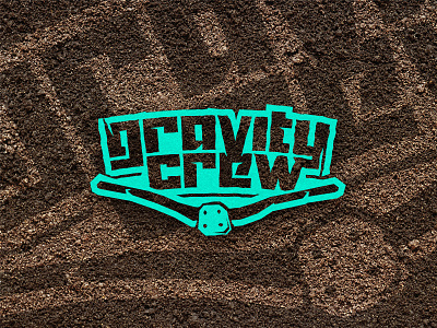 Gravity Crew downhill easternblock gravity crew identity logo mountain bike sports team
