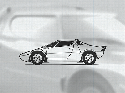 Lancia Stratos HF illustration