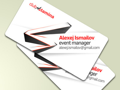 Stamina Stationery business card club stamina easternblock logo stationery