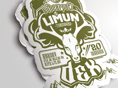 Limun @ Trippin Cafe limun print sticker trippin vector