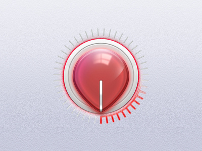 Knobster gloss knob photoshop pink practice texture ui