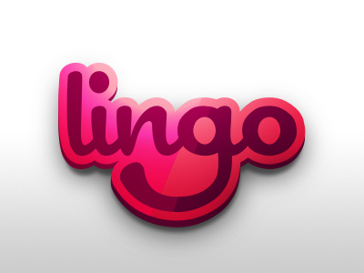 Lingo Logo business english lingo logo pink shinny