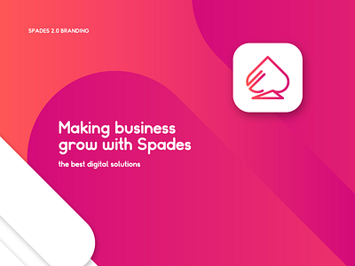 Spades 2.0 app branding digital graphic design logo design marketing stationary web design