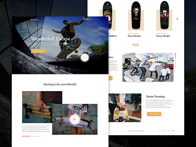 Skeateboard design extreame illustration interaction product skeateboard sport ui ux vector website