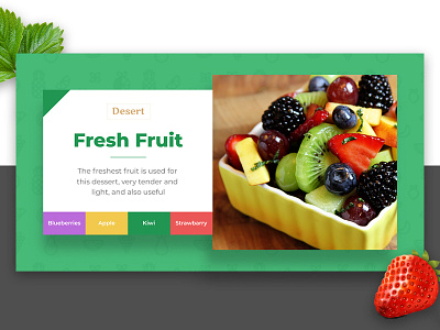 Fresh Fruit app beautiful design fresh fruit home preview social ui ux web website