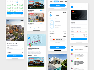 Real Estate UI Kit Freebie figma file freebie freebies mobile mobile app real estate real estate ui kit ui ui kit uiux ux