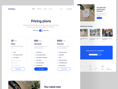 Marketing Website - Pricing plan page  💸