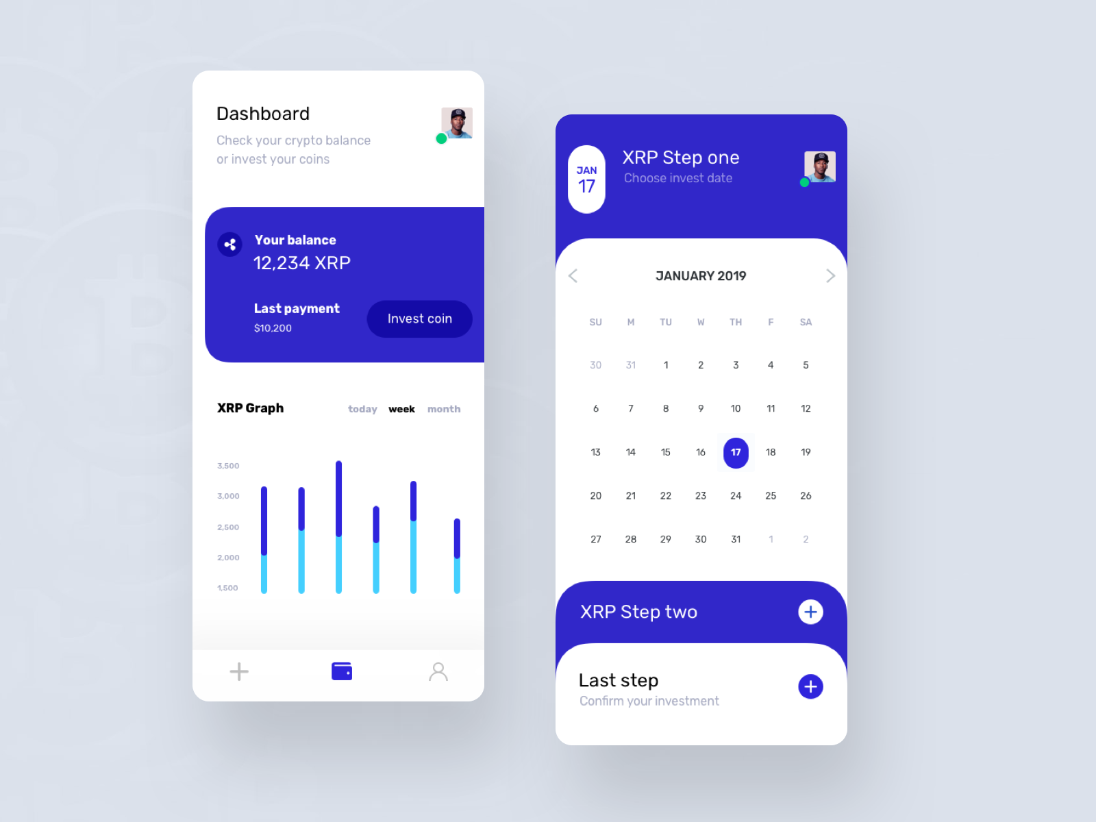 Crypto investments by Dawid Jankowski for Fireart Studio on Dribbble