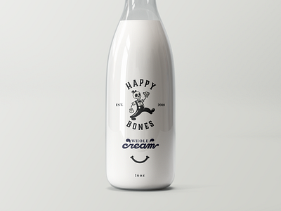 Happy Bones Cream Bottle