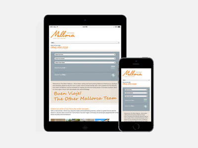 The Other Mallorca Website ecommerce responsive website