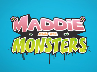 Maddie & The Monsters app cartoon logo