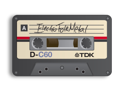 Cassette 3d 80s cassette hipster illustration retro vector